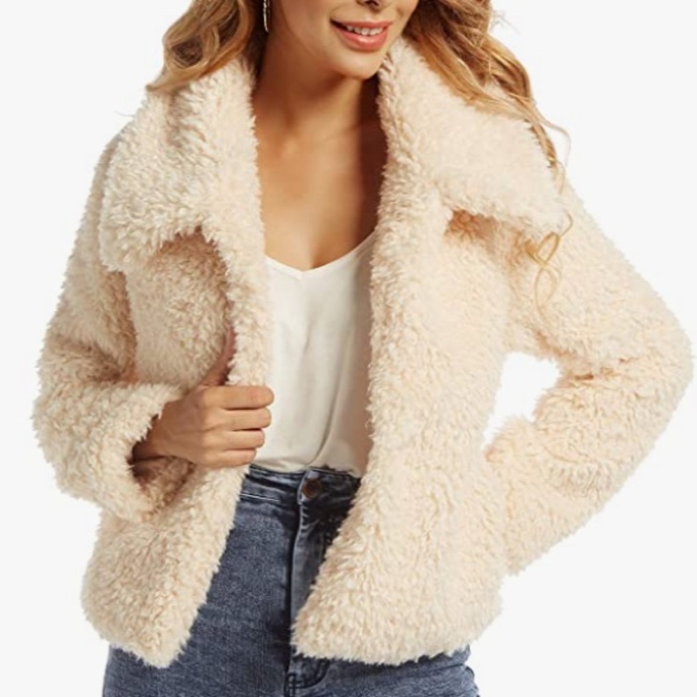 Sugar Poison Sherpa Jacket Size S - Picture 1 of 7